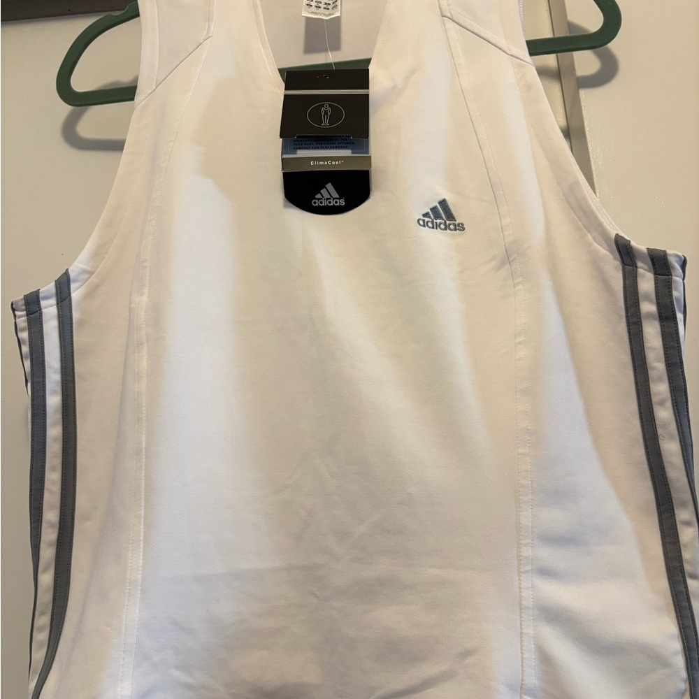 Adidas White Tank Top